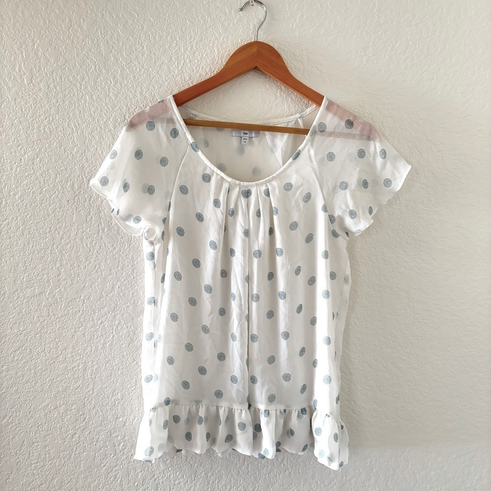 Gap peplum blouse Size Medium